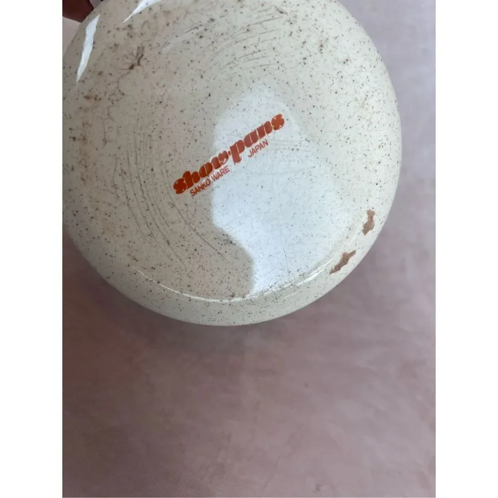 Vintage Enamelware Pot Show-Pans Sanko Ware Japan